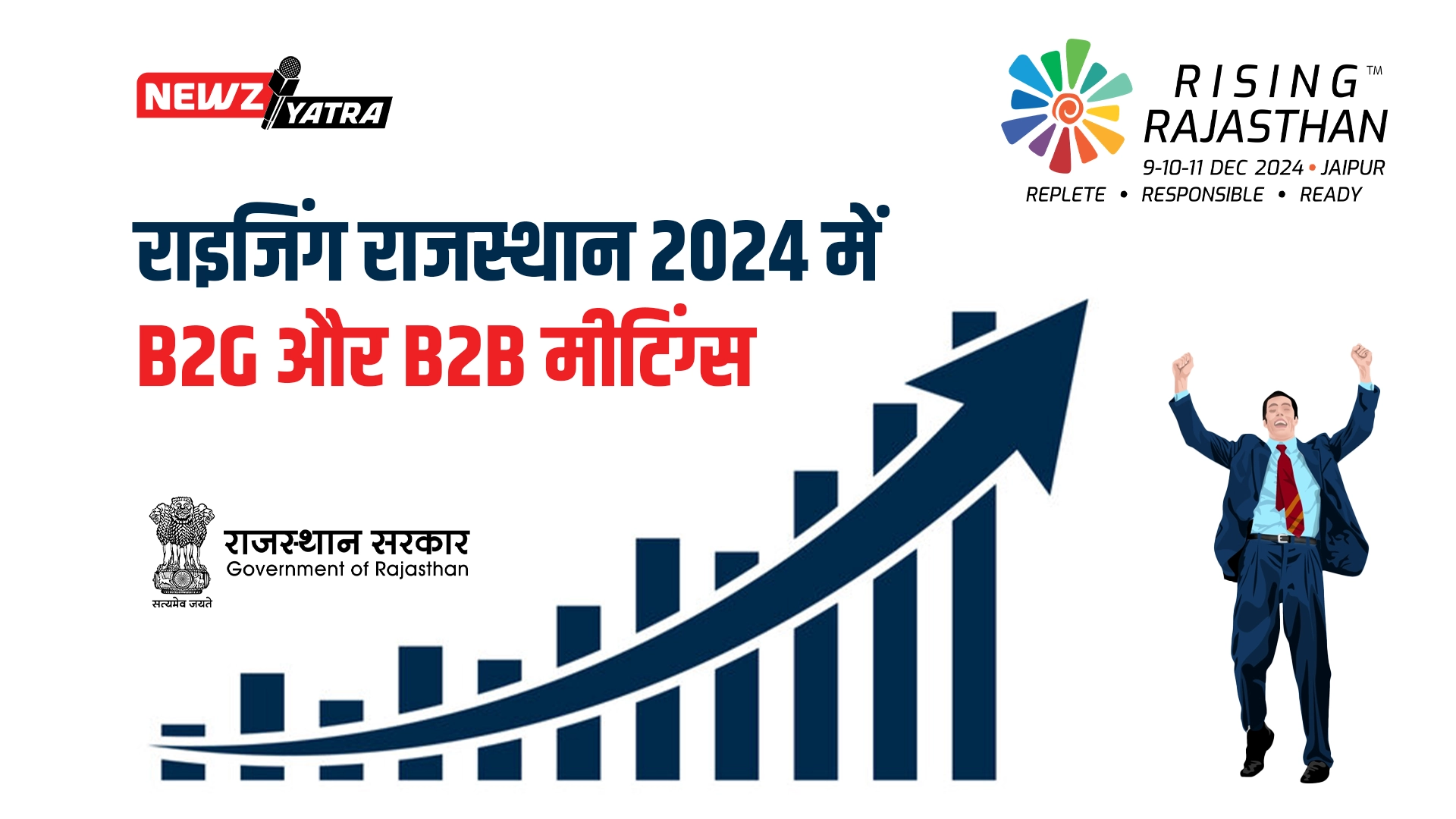 राइजिंग राजस्थान 2024 में B2G और B2B मीटिंग्स क्या है ?