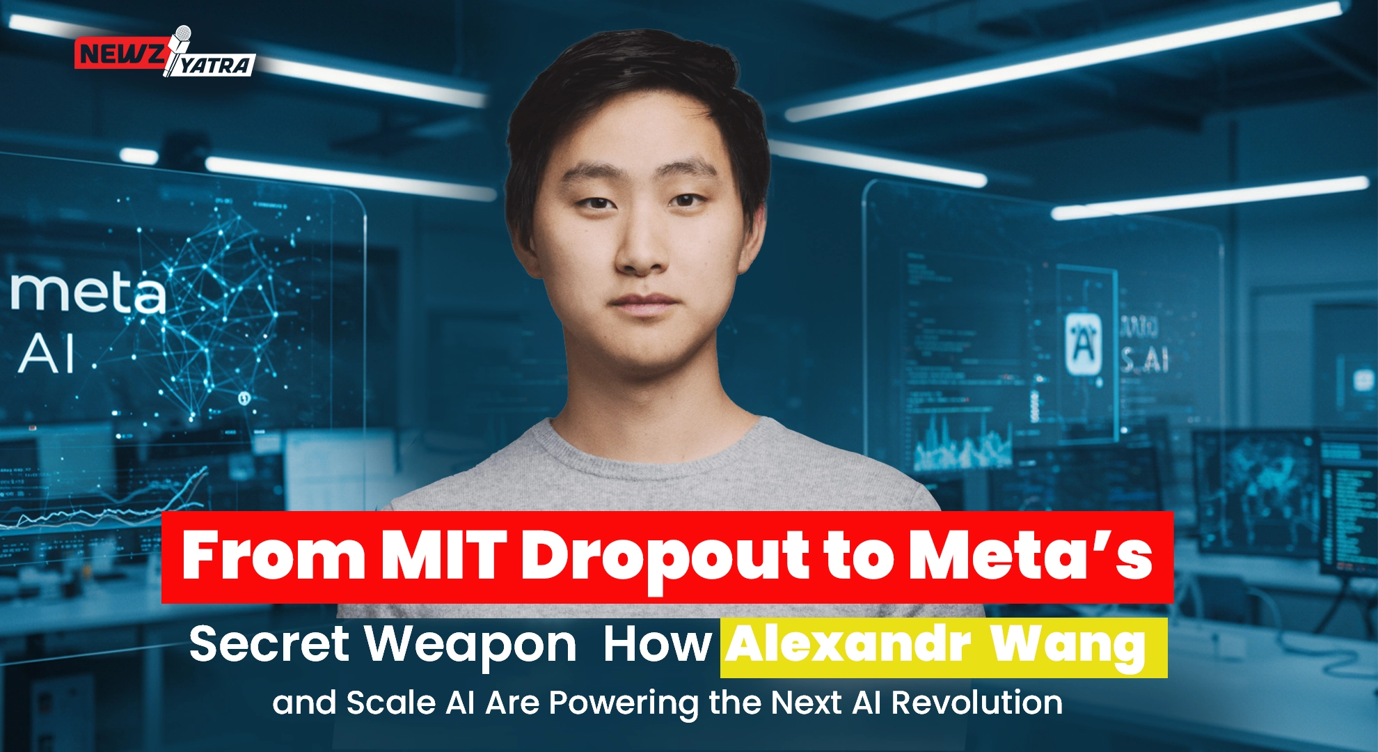 From MIT Dropout to Meta’s Secret Weapon: How Alexandr Wang and Scale AI Are Powering the Next AI Revolution