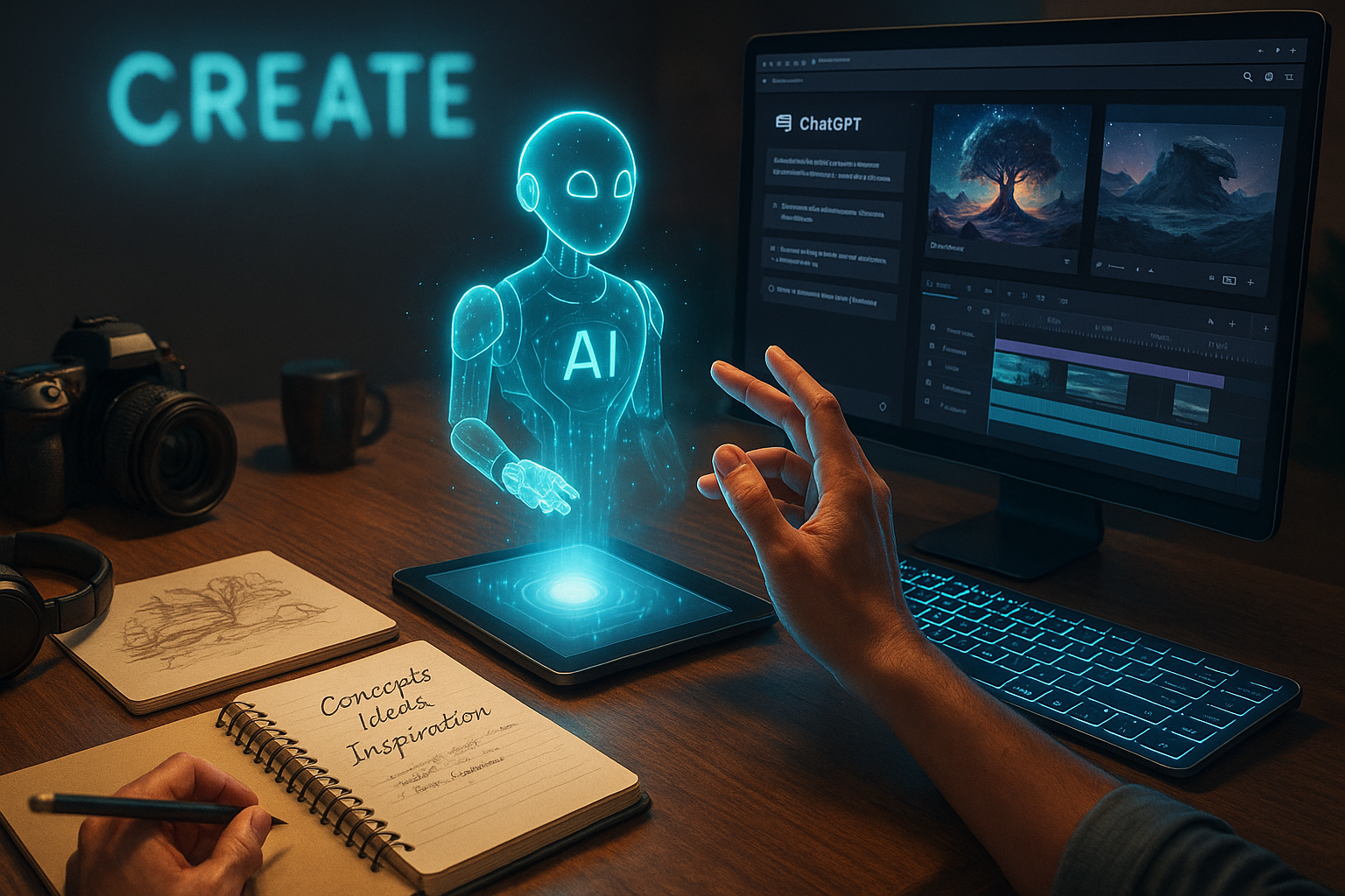 How AI Tools Are Transforming Creative Workflows in 2025