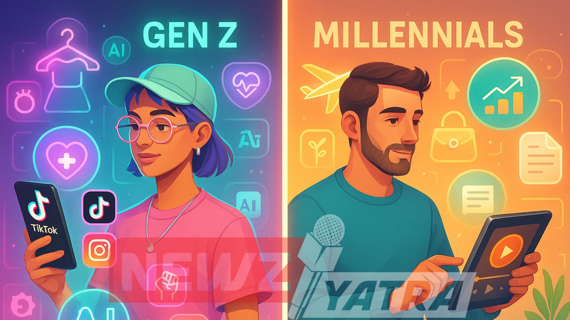 Gen Z vs Millennials: Differences in Mindset, Spending & Content (2025 Guide)