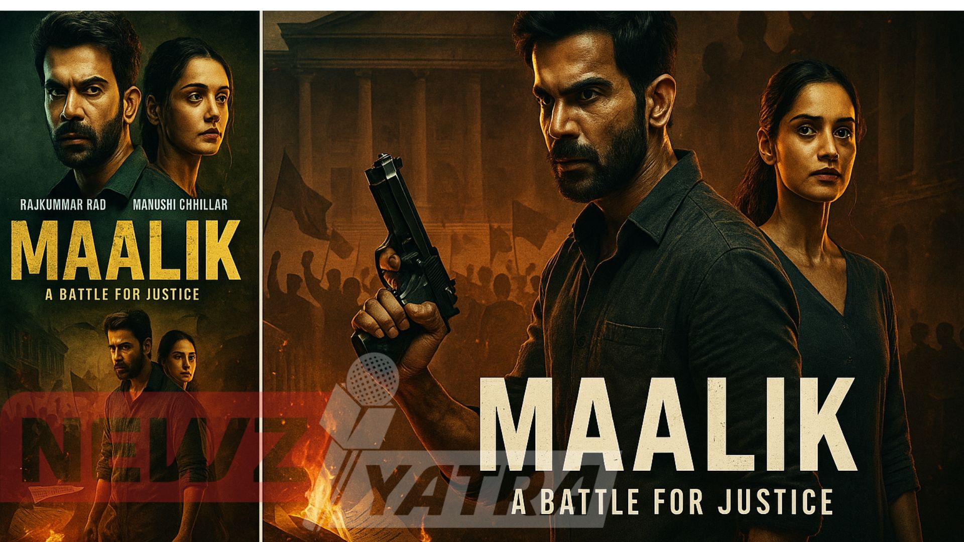 News Maalik First Review: Rajkummar Rao & Manushi Light Up the Screen in This Absolute Firecracker of a Film!