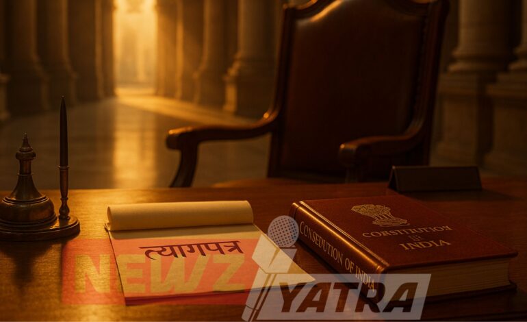 उप-राष्ट्रपति ने कार्यकाल पूरा होने से पहले इस्तीफा दे दिया – अब आगे क्या होगा?