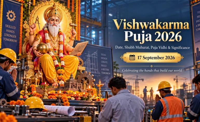 Vishwakarma Puja 2026 Date: Is Vishwakarma Puja on September 16 or 17? Shubh Muhurat, Puja Vidhi and Significance