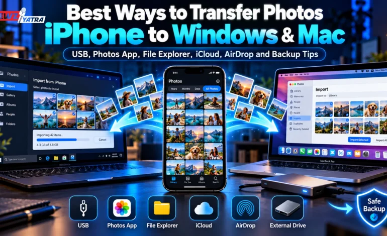 How to Transfer Photos from iPhone to Computer: 7 Easy Methods for Windows & Mac